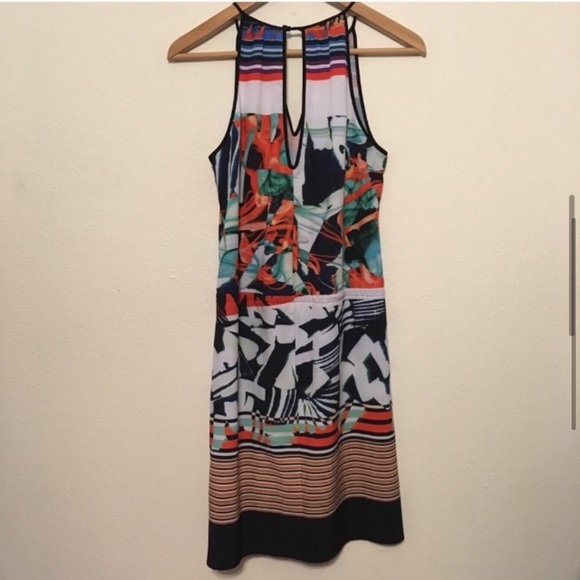 Clover Canyon Keyhole Mini Tank Dress Ink Strokes - Picture 4 of 8